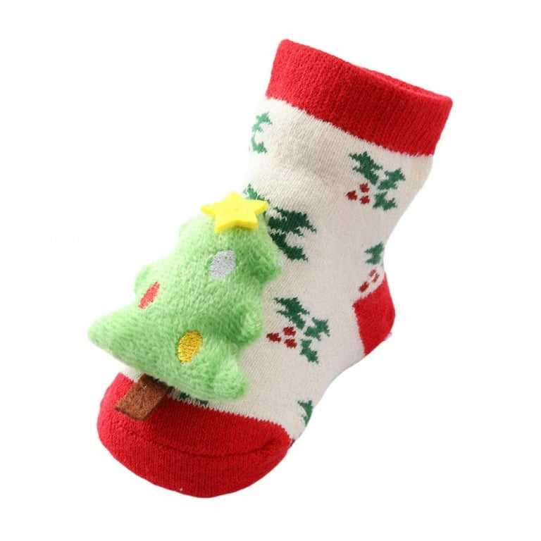 Newborn Baby Girl Socks Cute Cartoon Infants Non-Skid Kid Socks Thanksgiving Or Christmas Gift Newborn Baby Girl Socks Cute Cartoon Infants Non-Skid Kid Socks Thanksgiving Or Christmas Gift